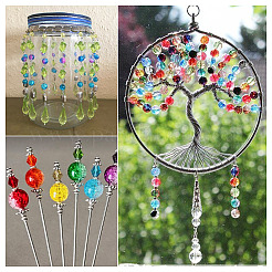 12 цвет стеклянных бусин с эффектом кракле CCG-TA0002-05B