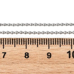 Verstellbare Kugelketten aus Edelstahl 304 mit Schiebeverschluss&nbsp;AJEW-JB01661-02