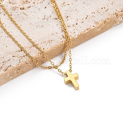 Браслеты с подвесками из нержавеющей стали 304 BJEW-K265-01G