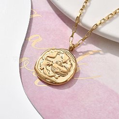 Ожерелья с подвесками в виде созвездий из нержавеющей стали 304&nbsp;LS-NJEW-K392-01G-11