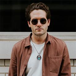 Ожерелье с подвеской в виде крыла со злым глазом&nbsp;JN1116A