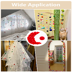 100pcs DIY Puppe Handwerk Pompon Garn pom pom Kugeln&nbsp;DIY-LP0005-40D