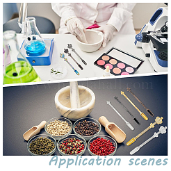 9 шт. 9 стиля сплава микро ложка для лекарств&nbsp;TOOL-WR0001-08