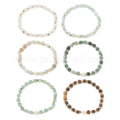 Эластичные браслеты для женщин из натуральных драгоценных камней&nbsp;BJEW-JB13499