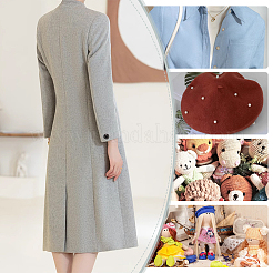 150 шт. 5-х видов пуговицы из искусственной смолы на ножке DIY-PH0017-79