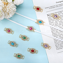 10 Stück 5 Farben Messing Strass Schuhdekoration&nbsp;FIND-GF0007-26