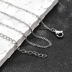 Collier à chaîne en acier inoxydable 304 anti-ternissement&nbsp;STAS-T040-PJ204-40
