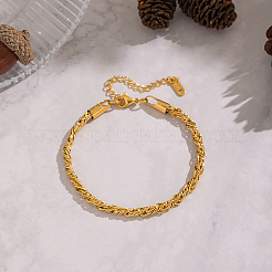 304 Edelstahl Singapur Kettenarmbänder für Damen&nbsp;AF5599-1