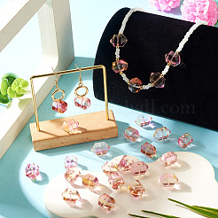 30 pz perline lampwork fatti a mano trasparenti&nbsp;LAMP-TADJ0001-12B