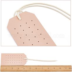 Tragbare Ohrring-Displaykarten aus PU-Leder&nbsp;EDIS-WH0029-09
