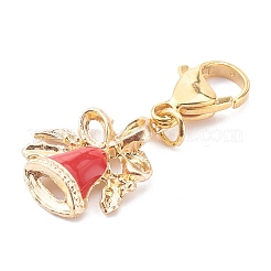 Новогодняя тема сплава эмали подвески&nbsp;LS-X1-HJEW-JM00427-02