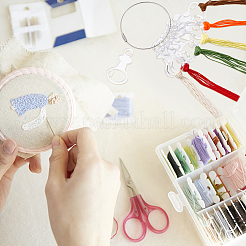 アクリル刺繍糸ドロップ30個  スリムフロスボビン  ミシン糸収納用  キー形状  透明  60x34.5x2.5mm  穴：8.5mm&nbsp;DIY-PH0008-95