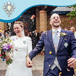 2шт брошь из серебряного сплава&nbsp;JEWB-FG0001-55B