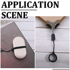 5 шт. двухцветный полиэстеровый ремешок на шею DIY-GF0008-14