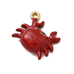 Подвески из нержавеющей стали 304 с эмалью&nbsp;STAS-I355-11G-07