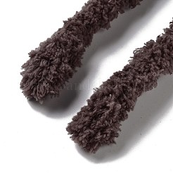 ポリエステルプラッシュスティック  シェニール織の茎  人形作り用のモールドール  オールドローズ  1400x17mm&nbsp;X-DIY-Z031-01G