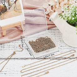 12 шт. ожерелья из нержавеющей стали 304 толщиной 2 мм&nbsp;NJEW-BBC0001-02