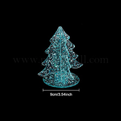 アクリルイヤリングディスプレイスタンド  クリスマス  ライトブルー  12.4x9x15cm&nbsp;PW-WGF9F89-01