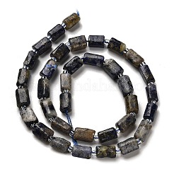 Нитки бусины из натурального ляписа-лазури G-K245-I21-01