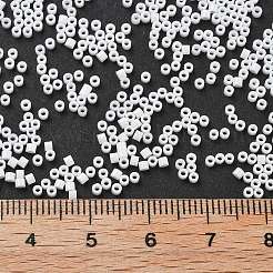 Непрозрачные цветные стеклянные бусины SEED-H003-05E