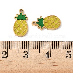 Подвески из нержавеющей стали 304 с эмалью&nbsp;STAS-U057-17G-04C