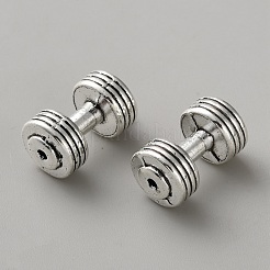 Сплавочные овальные бусины тибетского стиля &nbsp;FIND-WH0609-93AS-01