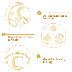 12 шт. 6 подвески из нержавеющей стали 201&nbsp;STAS-DC0014-35