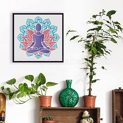 Пластиковые многоразовые шаблоны трафаретов для рисования DIY-WH0172-515