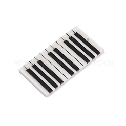 アクリルパーツ  音楽祭シリーズのチャーム  楽器  41x22x2mm  穴：1.6mm&nbsp;X-OACR-V007-01C