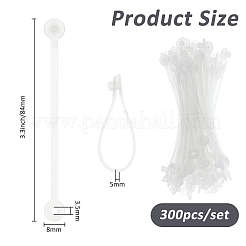 300 шт. ПП пластиковые ценники цепочки&nbsp;FIND-FH0011-69B