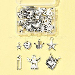40шт 7 стиля подвески из сплава в тибетском стиле FIND-FS0004-31
