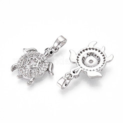 Латунные микро проложить кубического циркония подвески&nbsp;KK-N257-04P