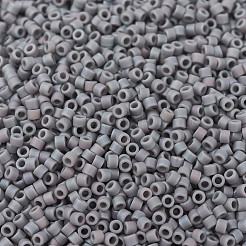 MIYUKIデリカビーズ  シリンダー  日本製シードビーズ  11/0  （db0882)マット不透明グレーab  1.3x1.6mm  穴：0.8mm  約20000個/袋  100 G /袋&nbsp;SEED-J020-DB0882