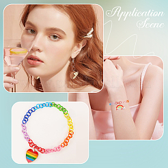 360 шт. 12 цвета железные открытые прыжковые кольца IFIN-SC0001-89