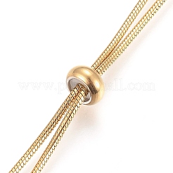 Регулируемые лариаты из нержавеющей стали 304 NJEW-Z005-12G