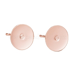32 pieza de accesorios para pendientes de acero inoxidable 304 de tamaño 8&nbsp;STAS-LS0001-10RG