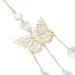 Латунные подвесные ловцы солнца в форме бабочки HJEW-JM04245