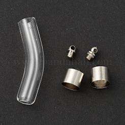 Подвеска из прозрачного стекла&nbsp;GLAA-D004-01P-01