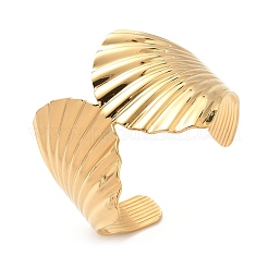 Браслеты-манжеты из нержавеющей стали 304 для женщин&nbsp;BJEW-G750-01G