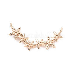 Латунные подвески из прозрачного кубического циркония&nbsp;ZIRC-K088-15KCG