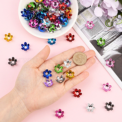 120шт 10 цвета акриловые колпачки для бусин&nbsp;OACR-SP0001-94