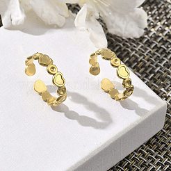 Открытые манжеты из нержавеющей стали 304 для женщин RJEW-M019-56G