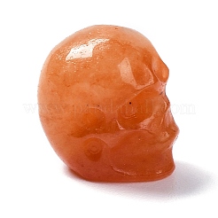 Натурального красного бисера авантюрин G-C038-01B