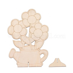 Незаконченные деревянные цветы в банке своими руками&nbsp;LS-WOOD-P017-01