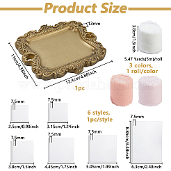 6 Stück transparente Acryl-Display-Sockel in 6 Größen&nbsp;ODIS-DC0001-18