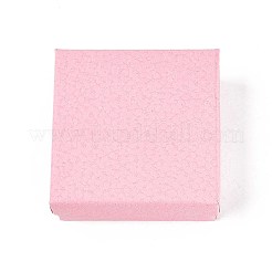 Квадратная картонная коробка для ожерелья CBOX-Q038-02-01D