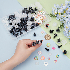 1 набор разноцветных блесток для кукольных глаз из смолы&nbsp;CRES-PH0001-28