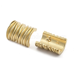 Серьги-гвоздики из нержавеющей стали 304 с ионным покрытием (IP) витая колонна EJEW-P258-24G