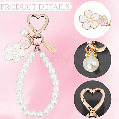 2 porte-clés pendentif en alliage émaillé&nbsp;KEYC-CN0001-15