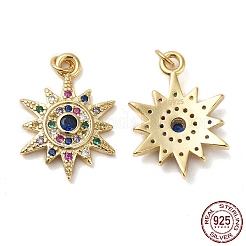 925 стерлингового серебра микро проложить кубического циркония подвески STER-I010-13G